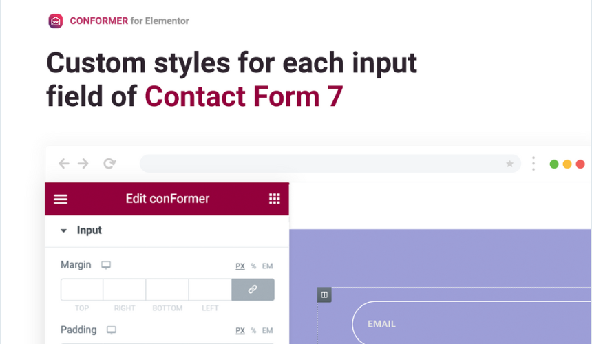 Contact Form 7 Styler para Elementor