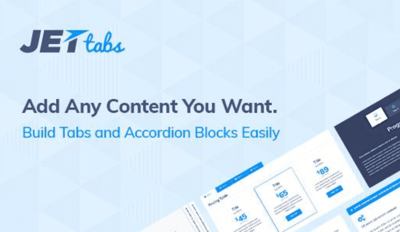 JetTabs – Tabs And Accordions For Elementor (Crocoblock) - Full Wordpress