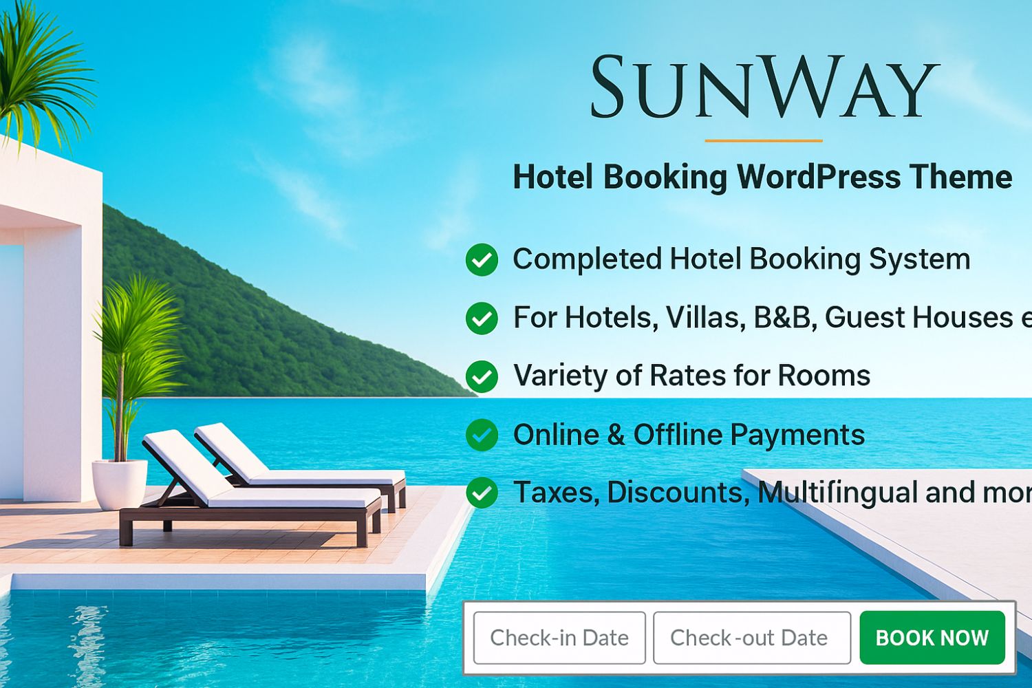 Sunway Hotel Booking WordPress Theme