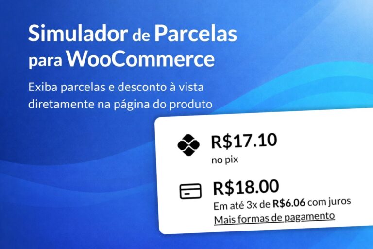 Simulador de parcelas e descontos para WooCommerce