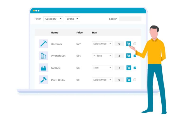 WooCommerce Product Table