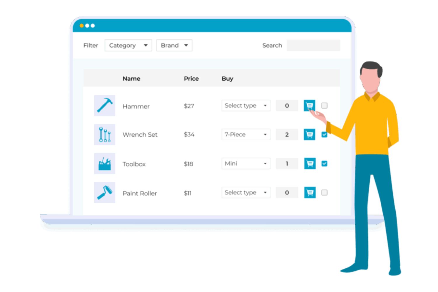 WooCommerce Product Table